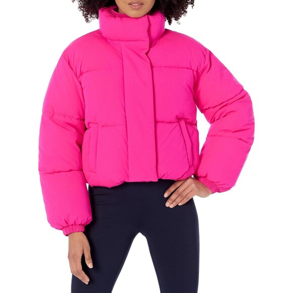 Amazon basics hot pink puffer jacket Plus Size 6x (Not 5x)‎ - Picture 1 of 10
